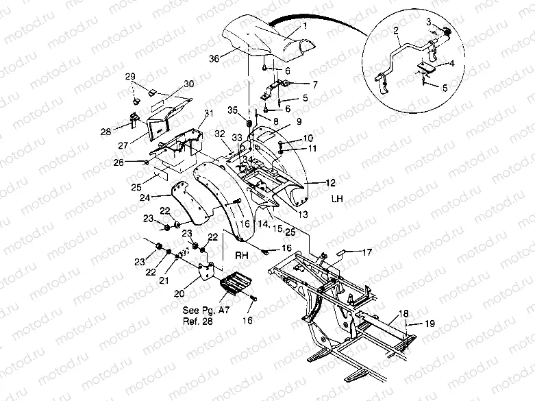 REAR CAB ASSEMBLY Trail Boss W958527 (4930323032A006) | REAR CAB ASSEMBLY Trail Boss W958527 (4930323032A006)
