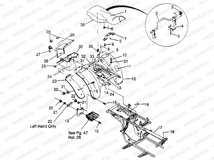 REAR CAB ASSEMBLY - W948130 (4926762676A006) | REAR CAB ASSEMBLY - W948130 (4926762676A006)