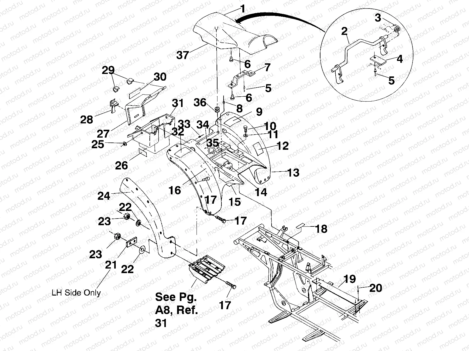 REAR CAB ASSEMBLY - W958144 (4926862686a007) | REAR CAB ASSEMBLY - W958144 (4926862686a007)
