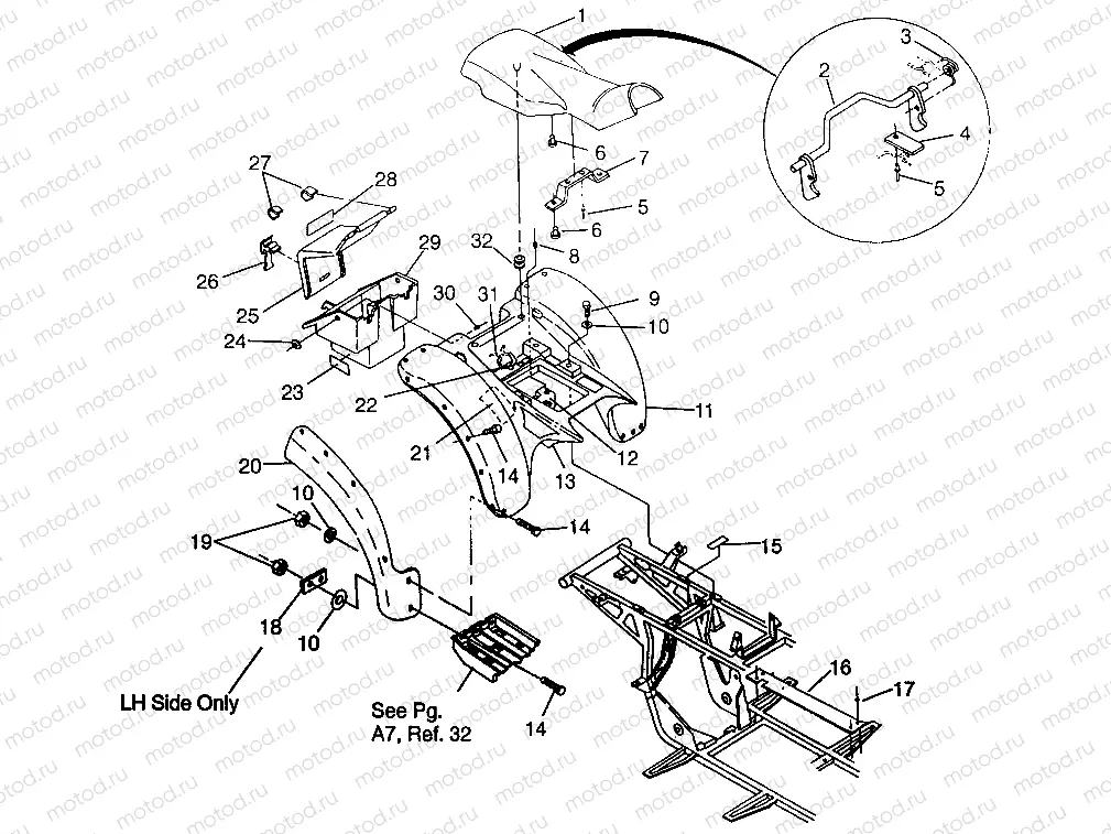 REAR CAB Magnum 4x4 W968144 and Swedish Magnum 4x4 S968144 (4936053605A006) | REAR CAB Magnum 4x4 W968144 and Swedish Magnum 4x4 S968144 (4936053605A006)