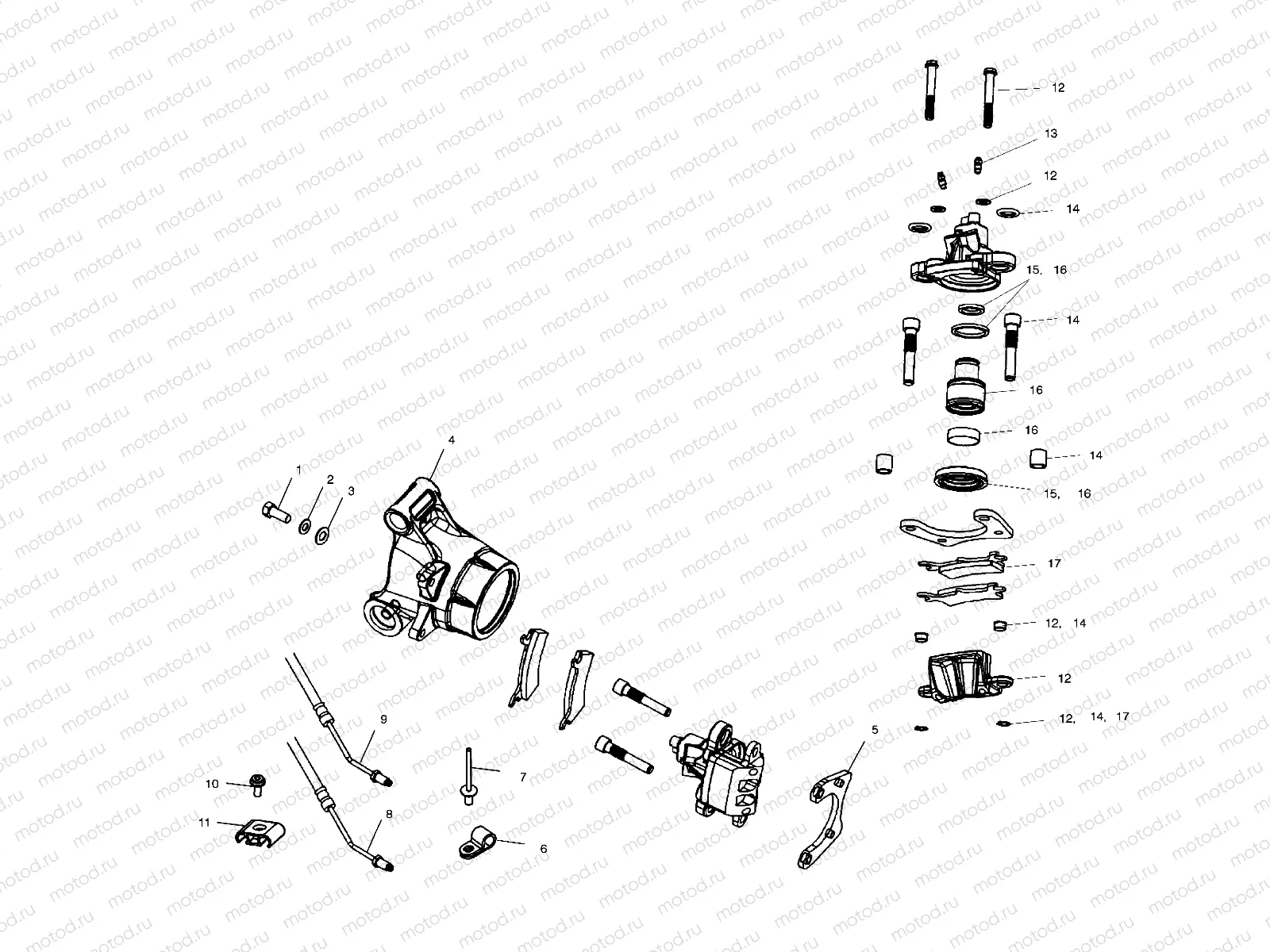 REAR CALIPER - A03CH59AA/AF/AG (4977187718C09) | REAR CALIPER - A03CH59AA/AF/AG (4977187718C09)