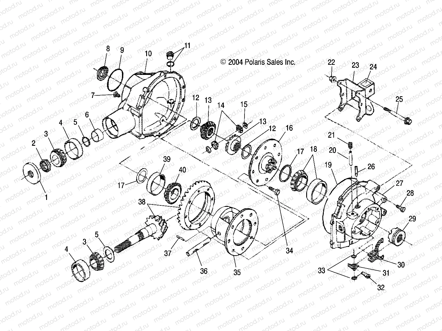 REAR CARRIER - A05JD50AA/AB/AC (4995189518D03) | REAR CARRIER - A05JD50AA/AB/AC (4995189518D03)