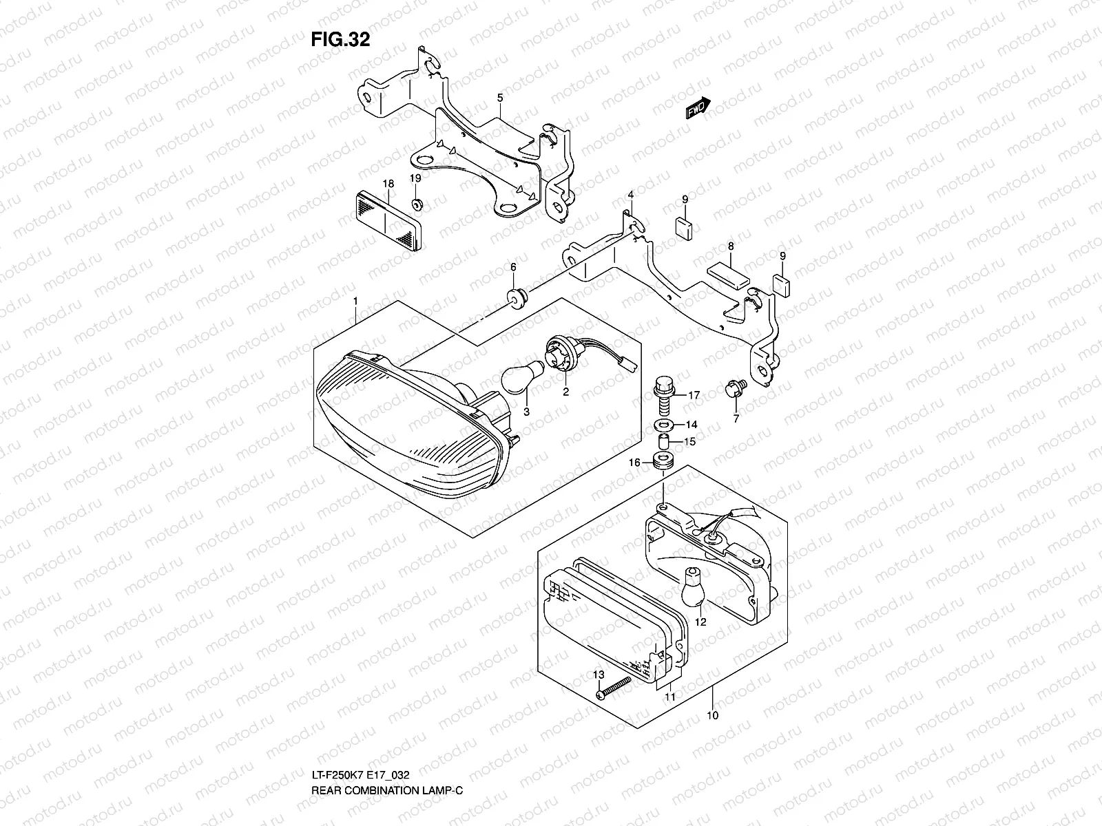 REAR COMBINATION (E17,E24)