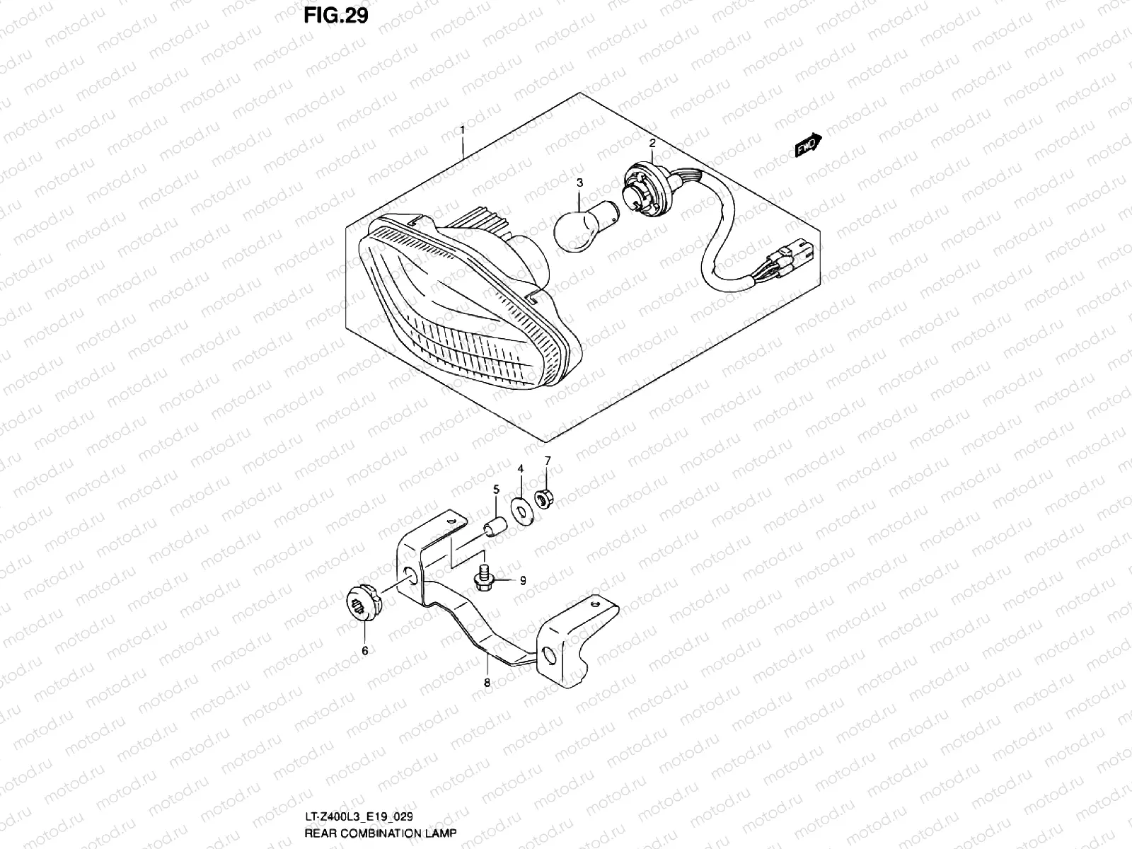 REAR COMBINATION LAMP
