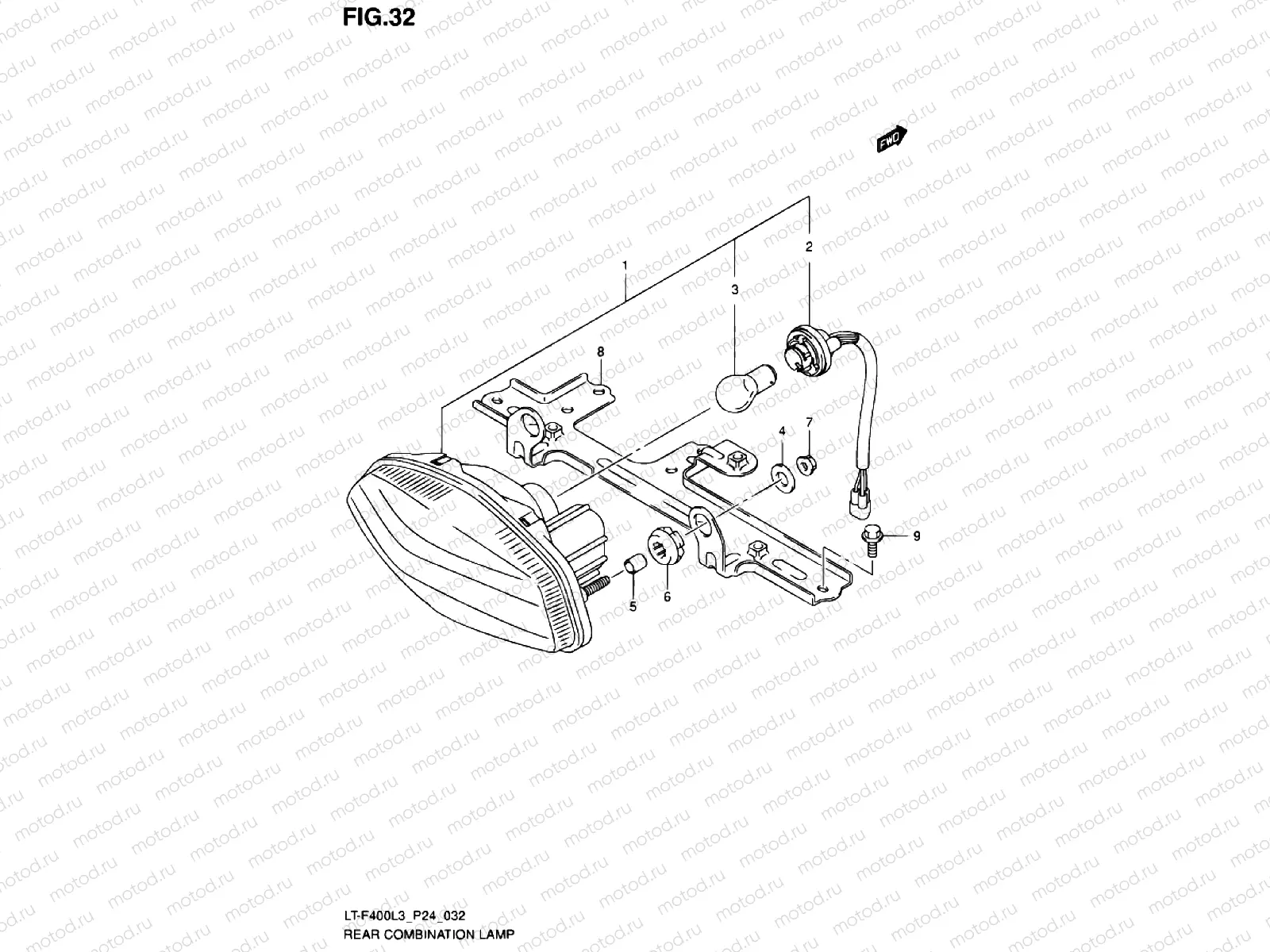 REAR COMBINATION LAMP