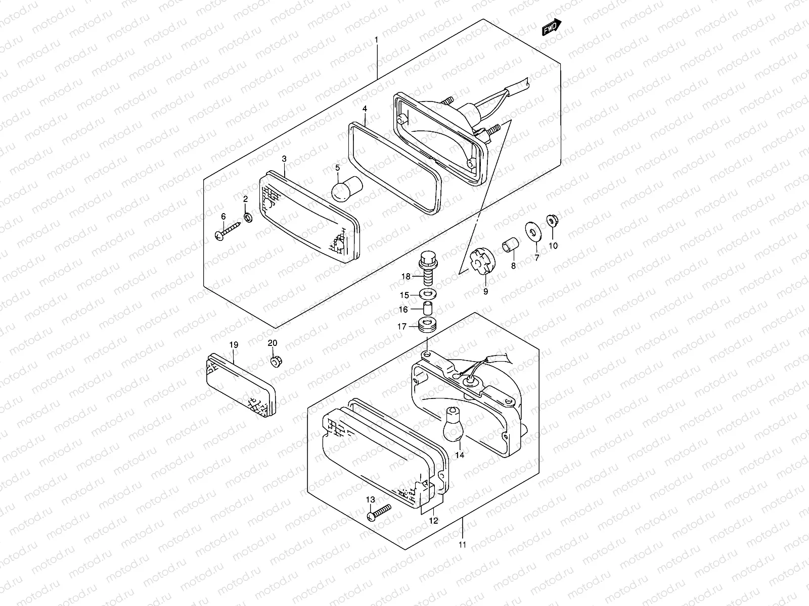 REAR COMBINATION LAMP (E17)