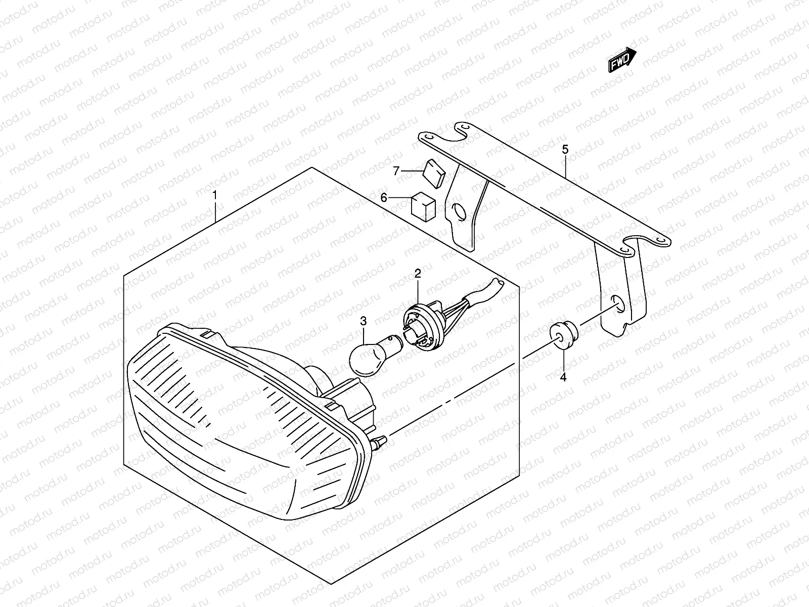REAR COMBINATION (MODEL K3 E3,E33)