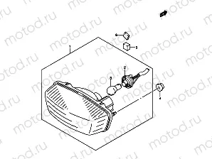 REAR COMBINATION (MODEL K3/K4)