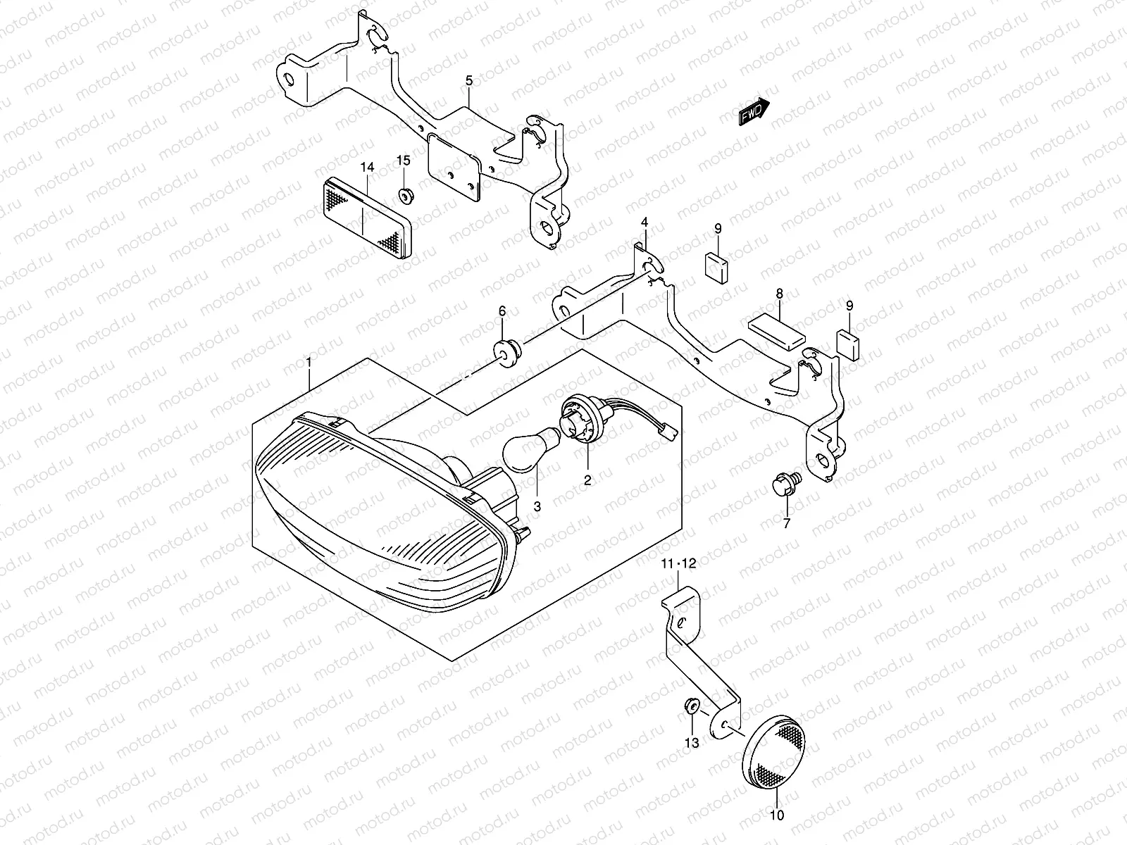 REAR COMBINATION (MODEL K5/K6)