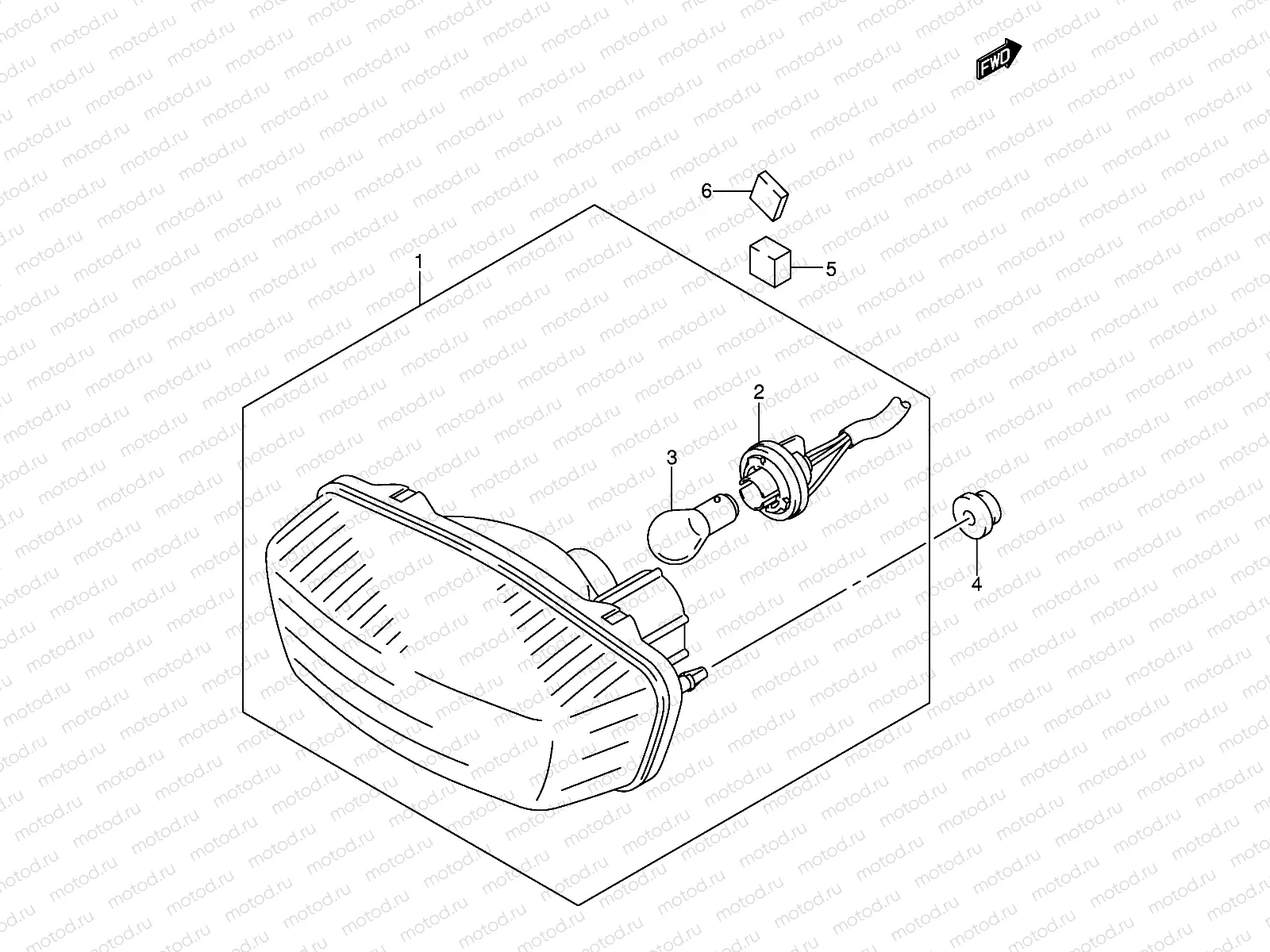 REAR COMBINATION (MODEL K5/K6/K7)