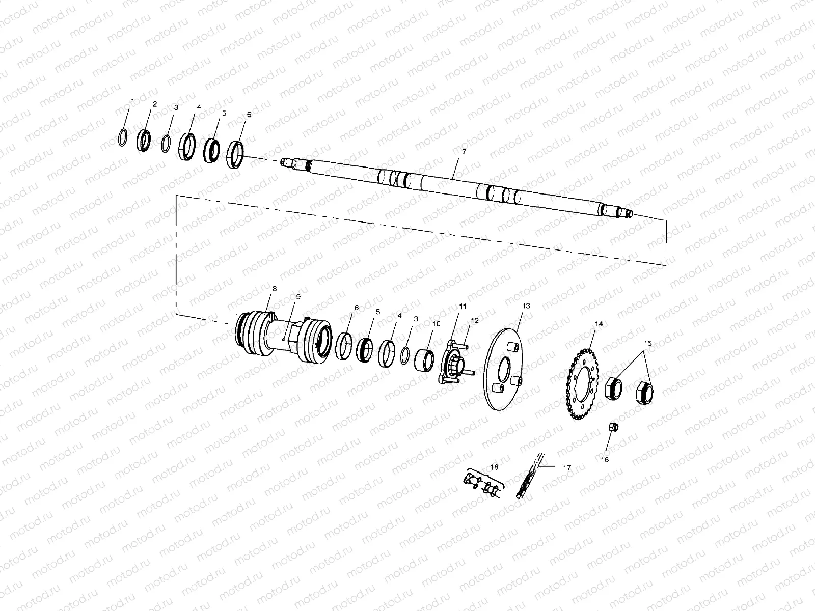 REAR DRIVE - A00CL50AA (4954815481B014) | REAR DRIVE - A00CL50AA (4954815481B014)