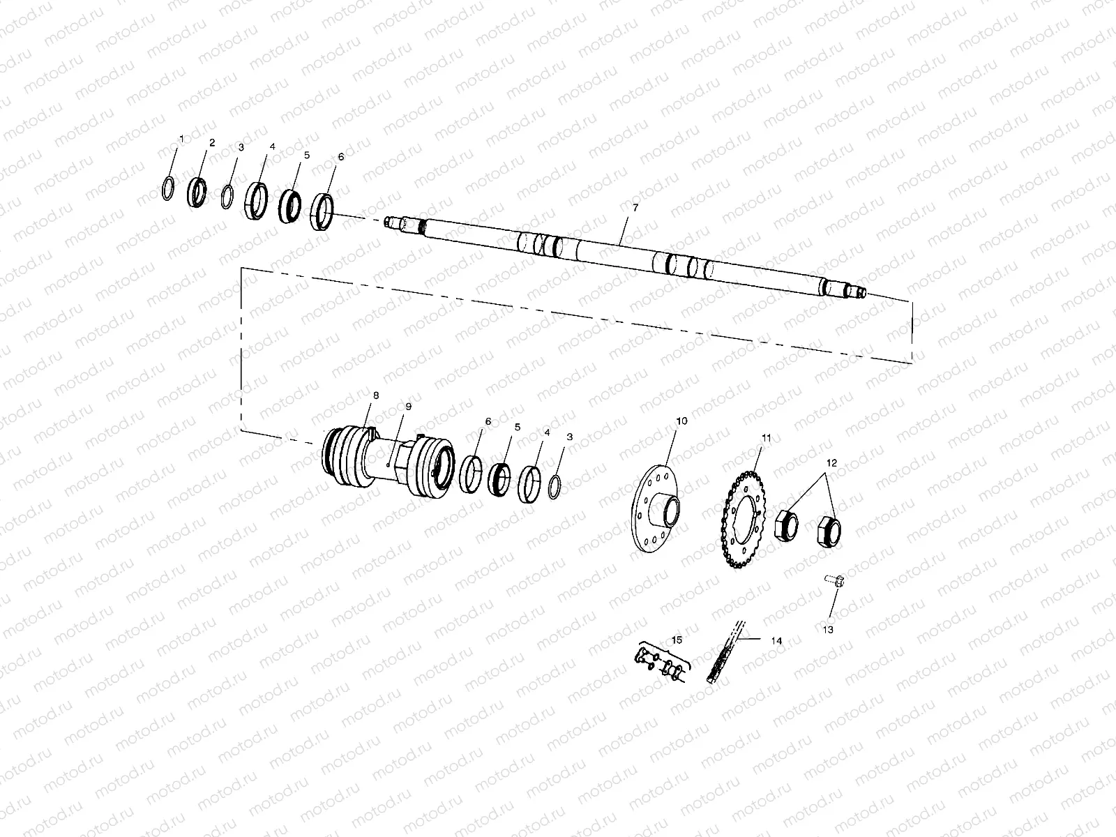 REAR DRIVE - A01CL50AA (4964586458B012) | REAR DRIVE - A01CL50AA (4964586458B012)