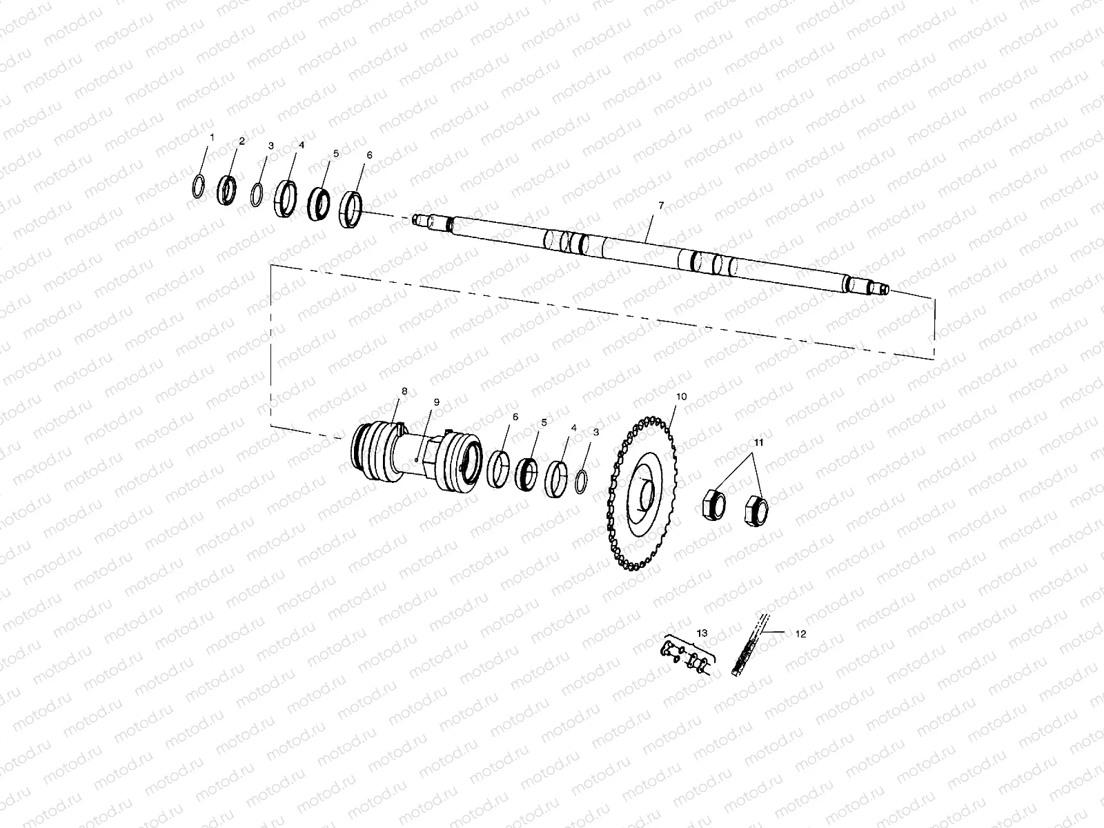 REAR DRIVE - C02CL50AB (4972367236B13) | REAR DRIVE - C02CL50AB (4972367236B13)