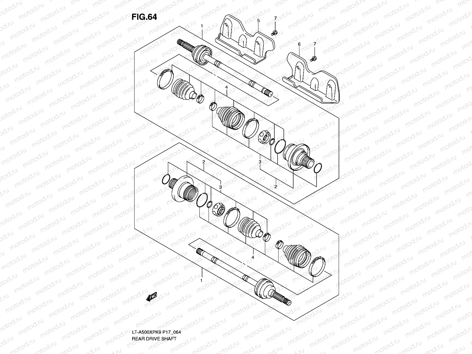 REAR DRIVE SHAFT
