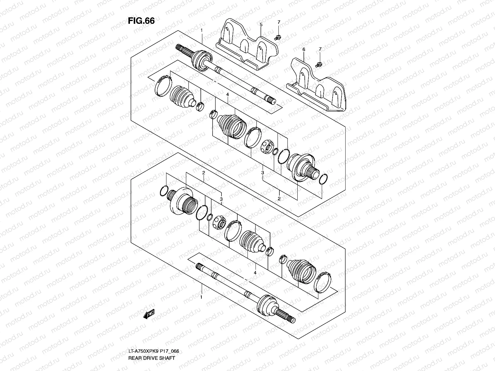 REAR DRIVE SHAFT