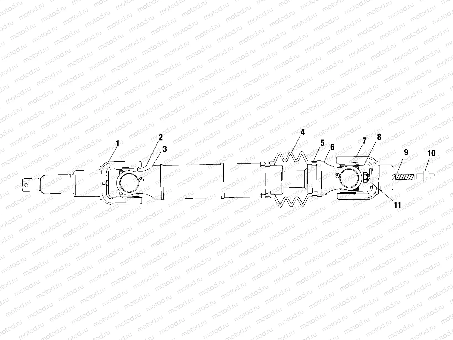 REAR DRIVE SHAFT - A00CH33AA (4957715771B004) | REAR DRIVE SHAFT - A00CH33AA (4957715771B004)