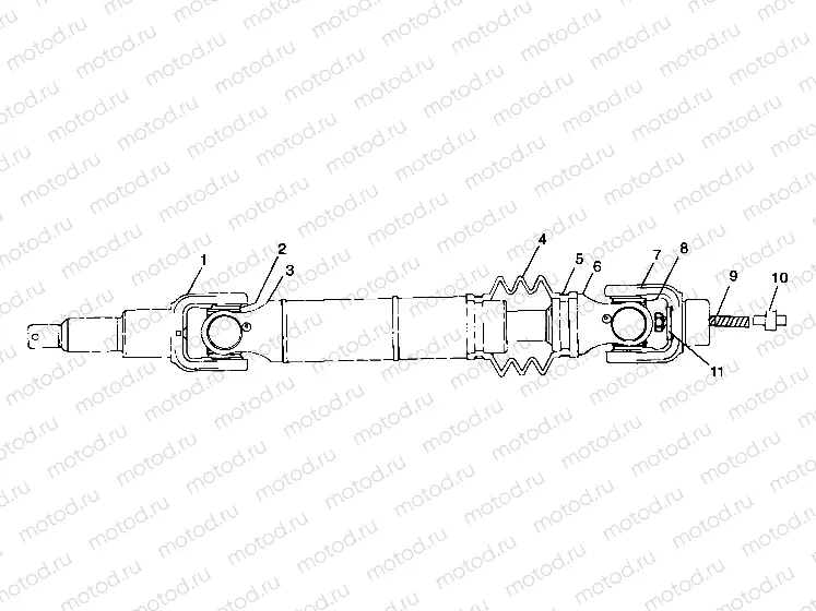 REAR DRIVE SHAFT - A99CH33IA (4949884988b005) | REAR DRIVE SHAFT - A99CH33IA (4949884988b005)