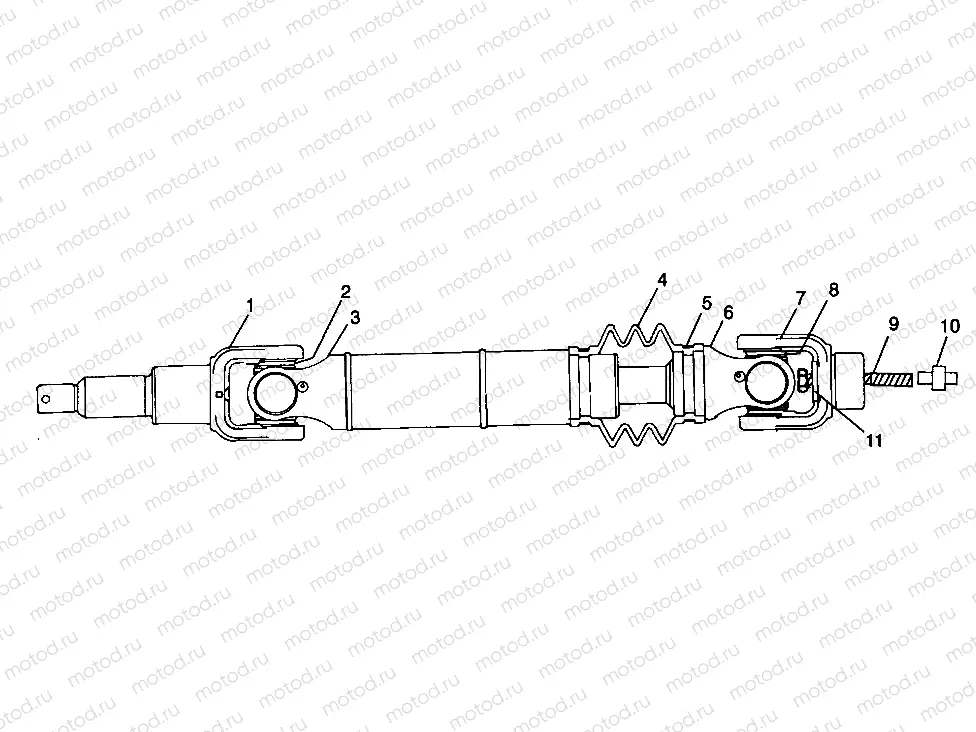 REAR DRIVE SHAFT - W98CH50A (4945714571b005) | REAR DRIVE SHAFT - W98CH50A (4945714571b005)