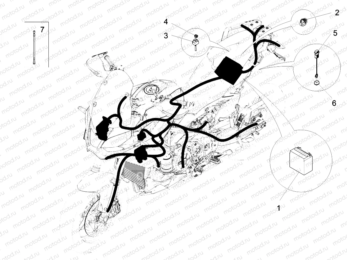 Rear electrical system