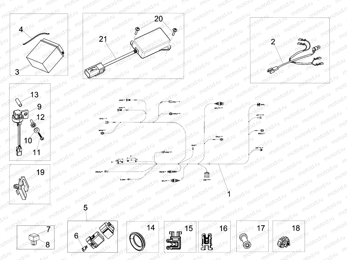 Rear electrical system