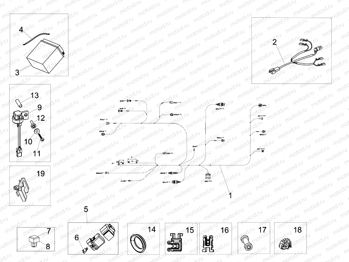 Rear electrical system