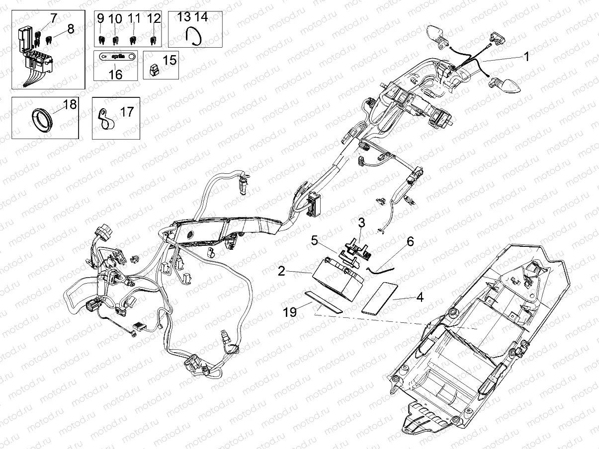 Rear electrical system