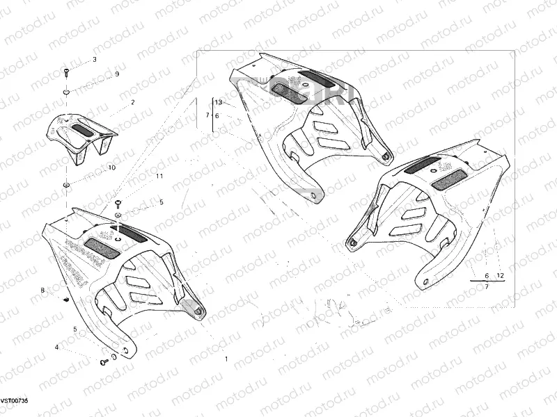 REAR FAIRING » PLASTICS