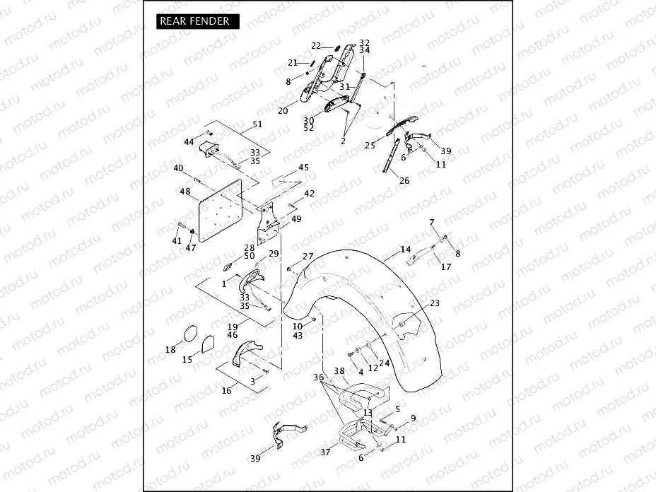 REAR FENDER (2 OF 2)