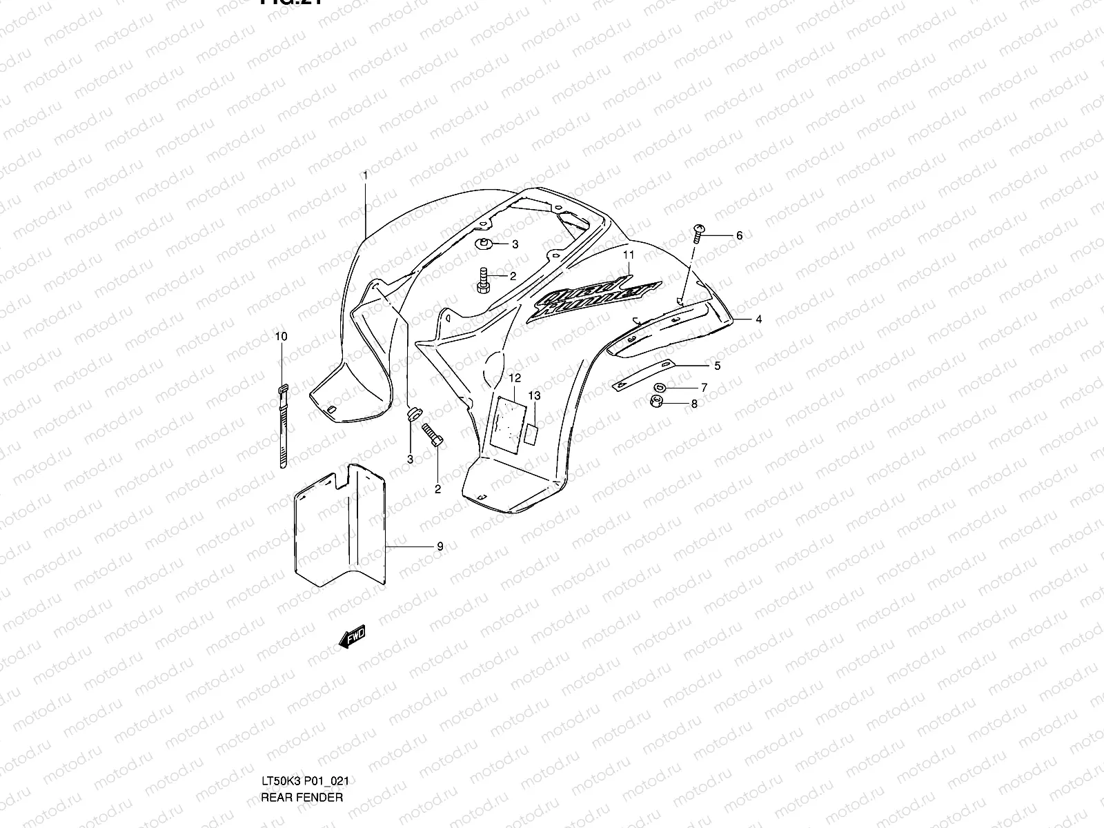 REAR FENDER