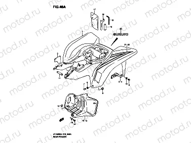 REAR FENDER (MODEL K5/K6)