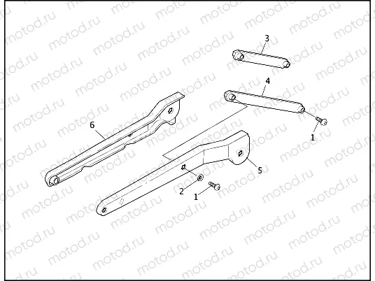 REAR FENDER SUPPORTS