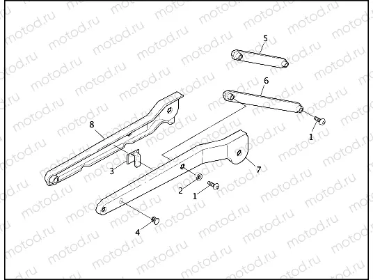 REAR FENDER SUPPORTS