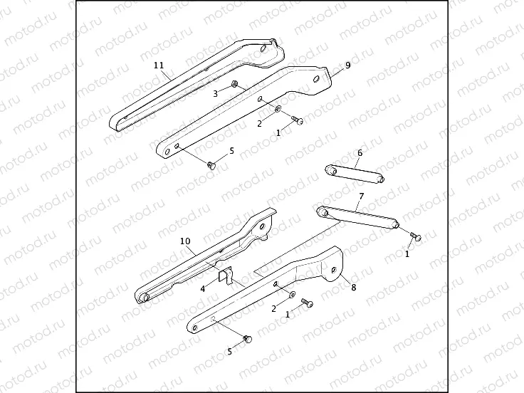 REAR FENDER SUPPORTS