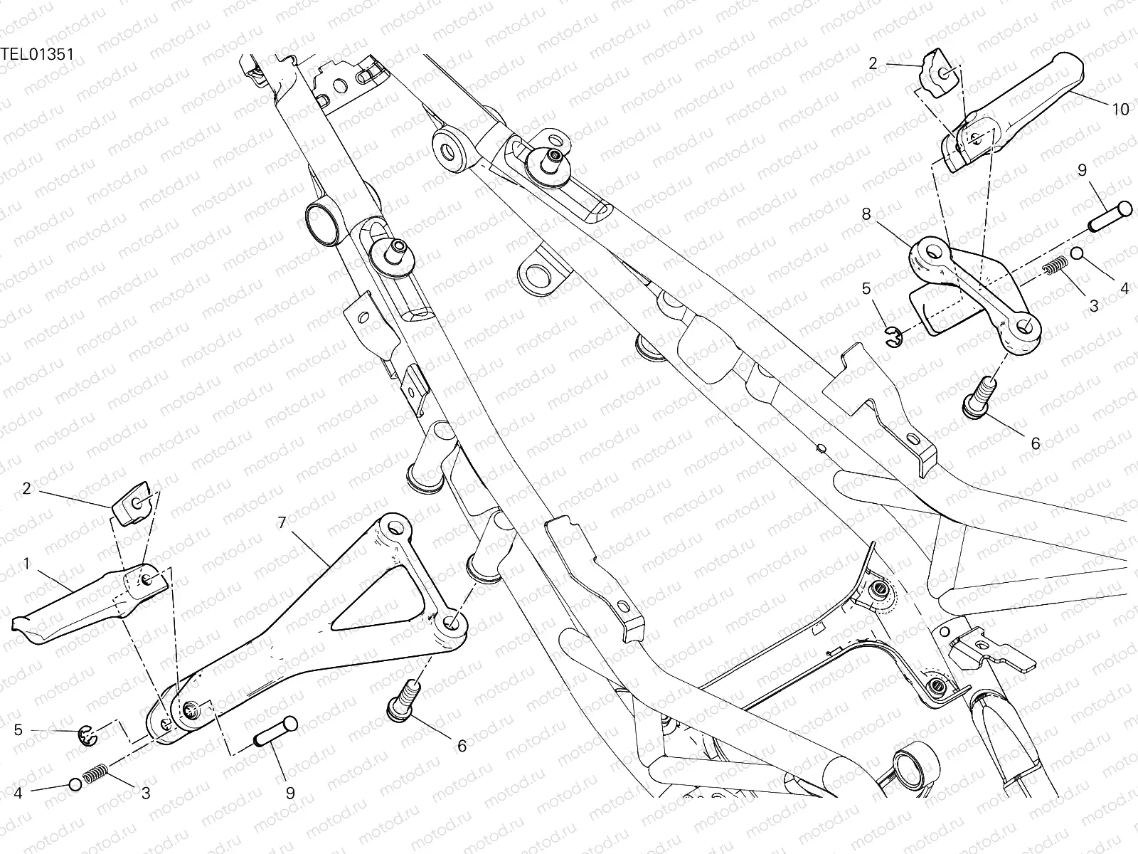 REAR FOOTREST [MOD:SFV4]