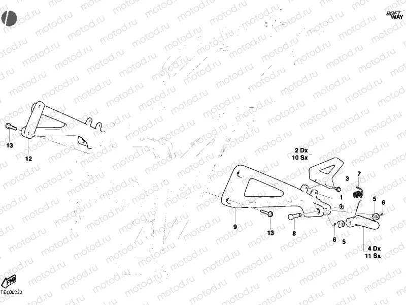 REAR FOOTREST » UNCLASSIFIED