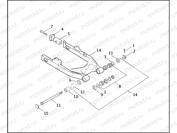 REAR FORK