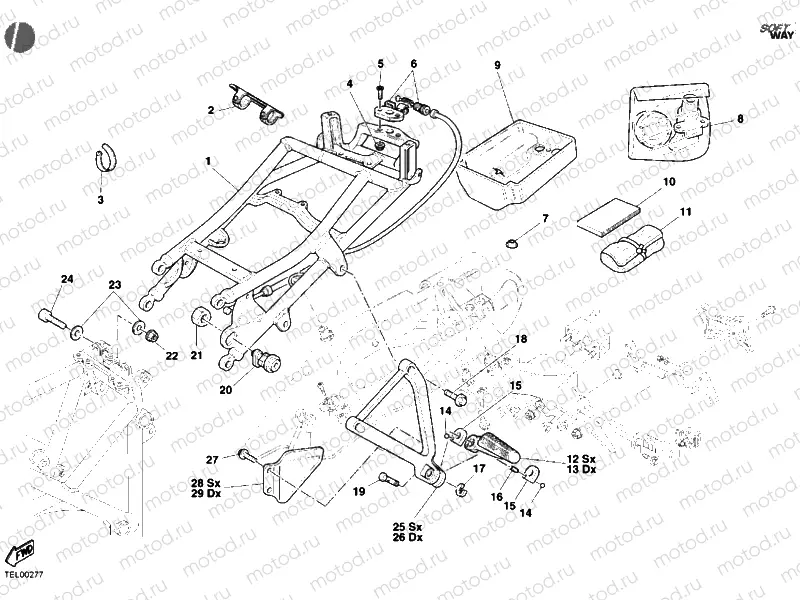 REAR FRAME BIPOSTO » FRAME