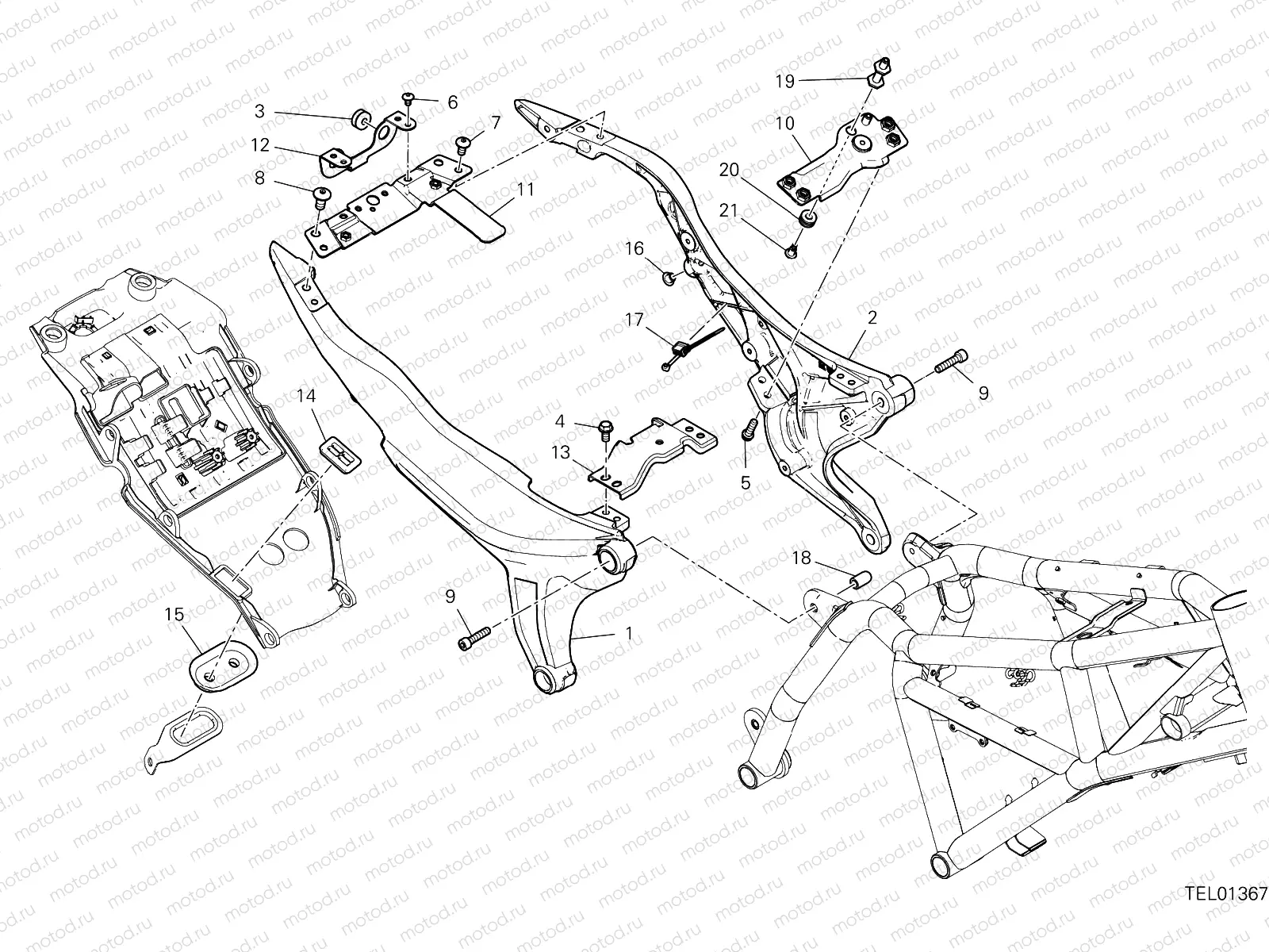 REAR FRAME COMP.