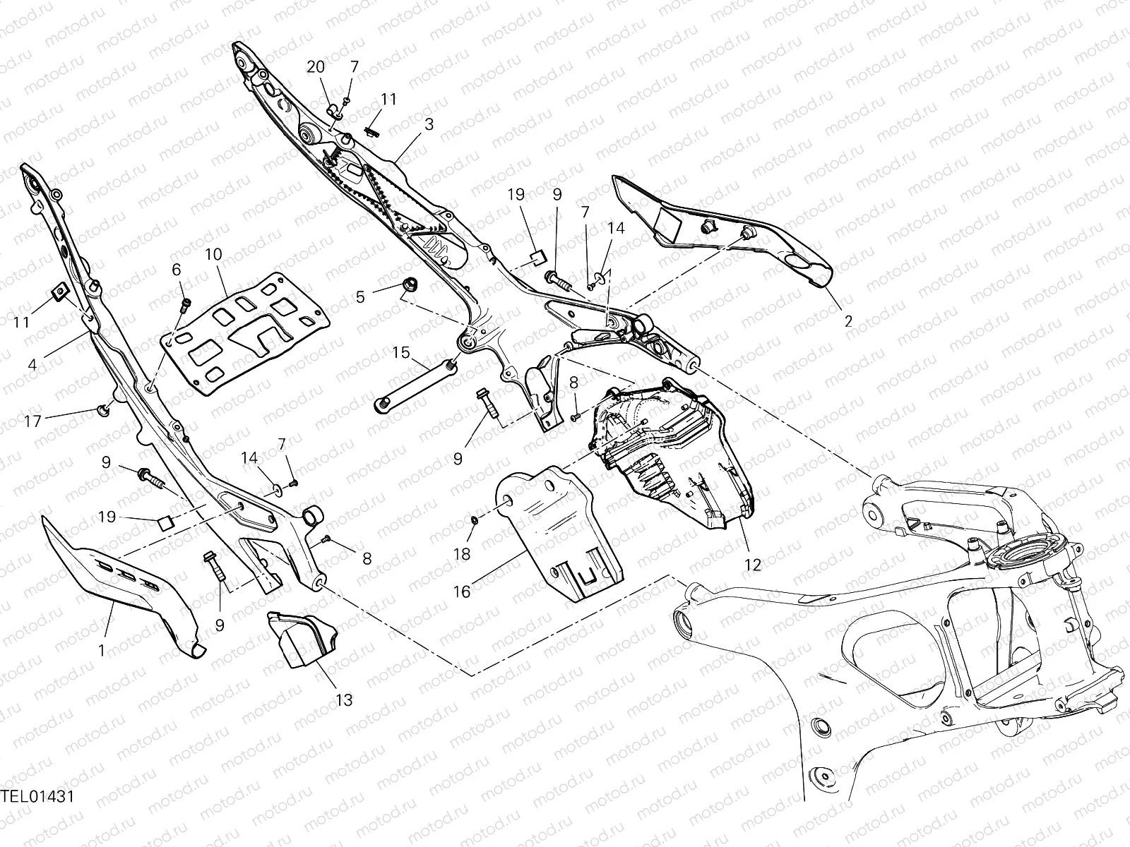 REAR FRAME COMP.