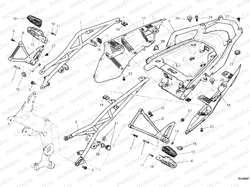 REAR FRAME COMP. » FRAME