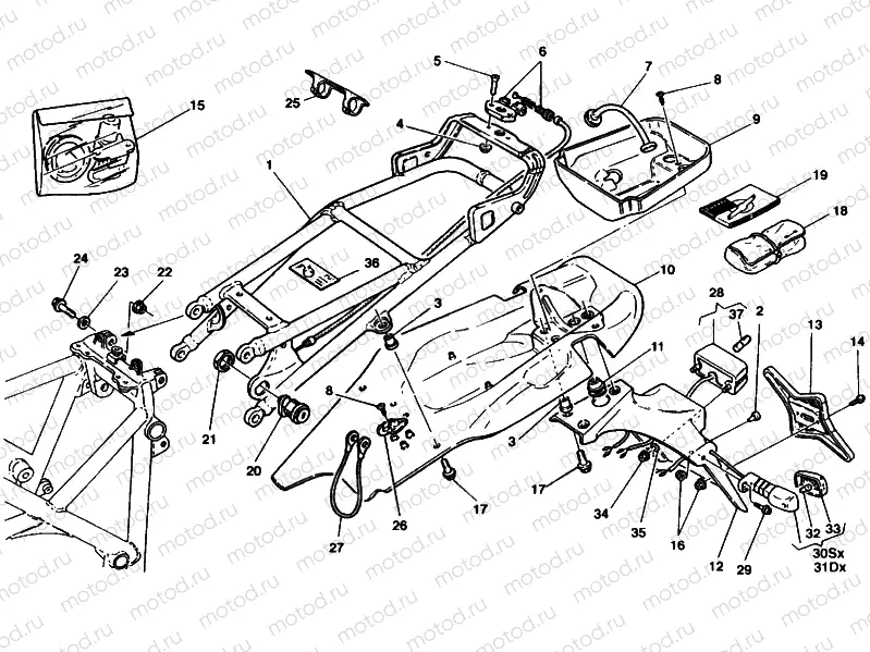 REAR FRAME » FRAME