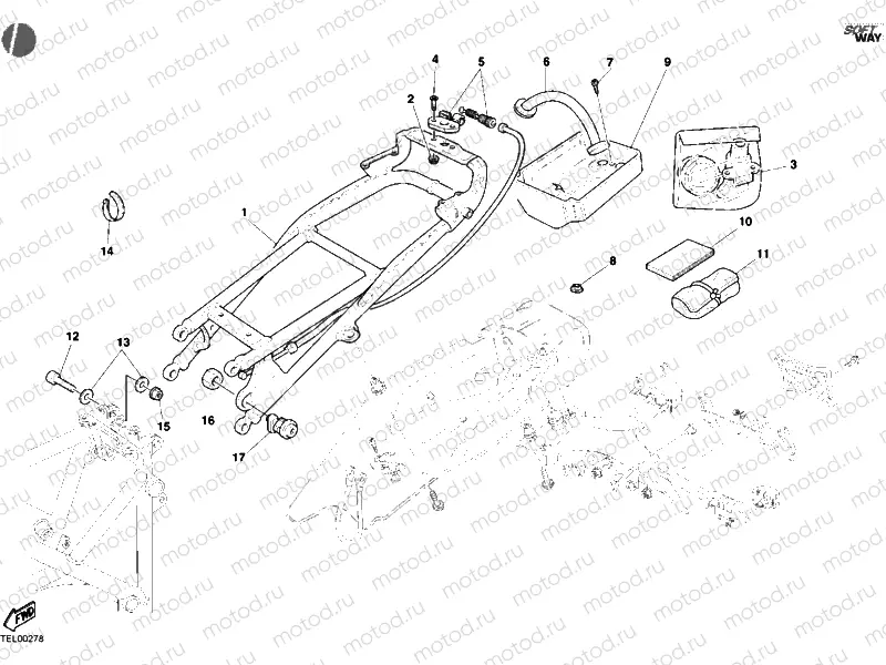 REAR FRAME MONOPOSTO » FRAME