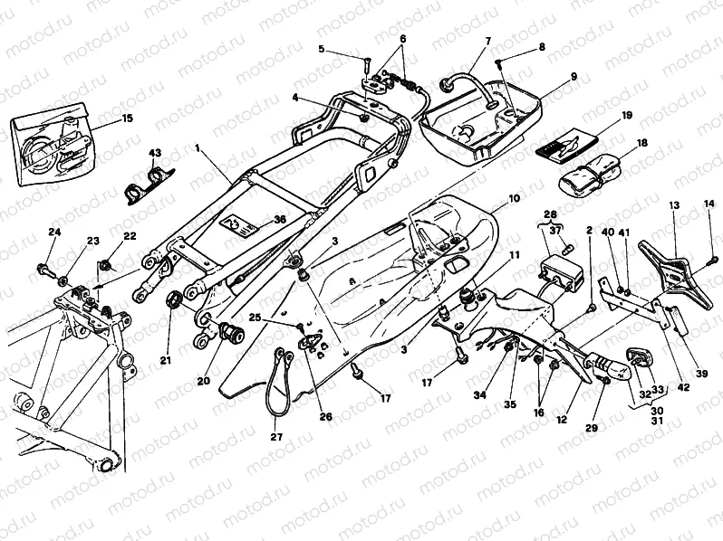 REAR FRAME SP » FRAME