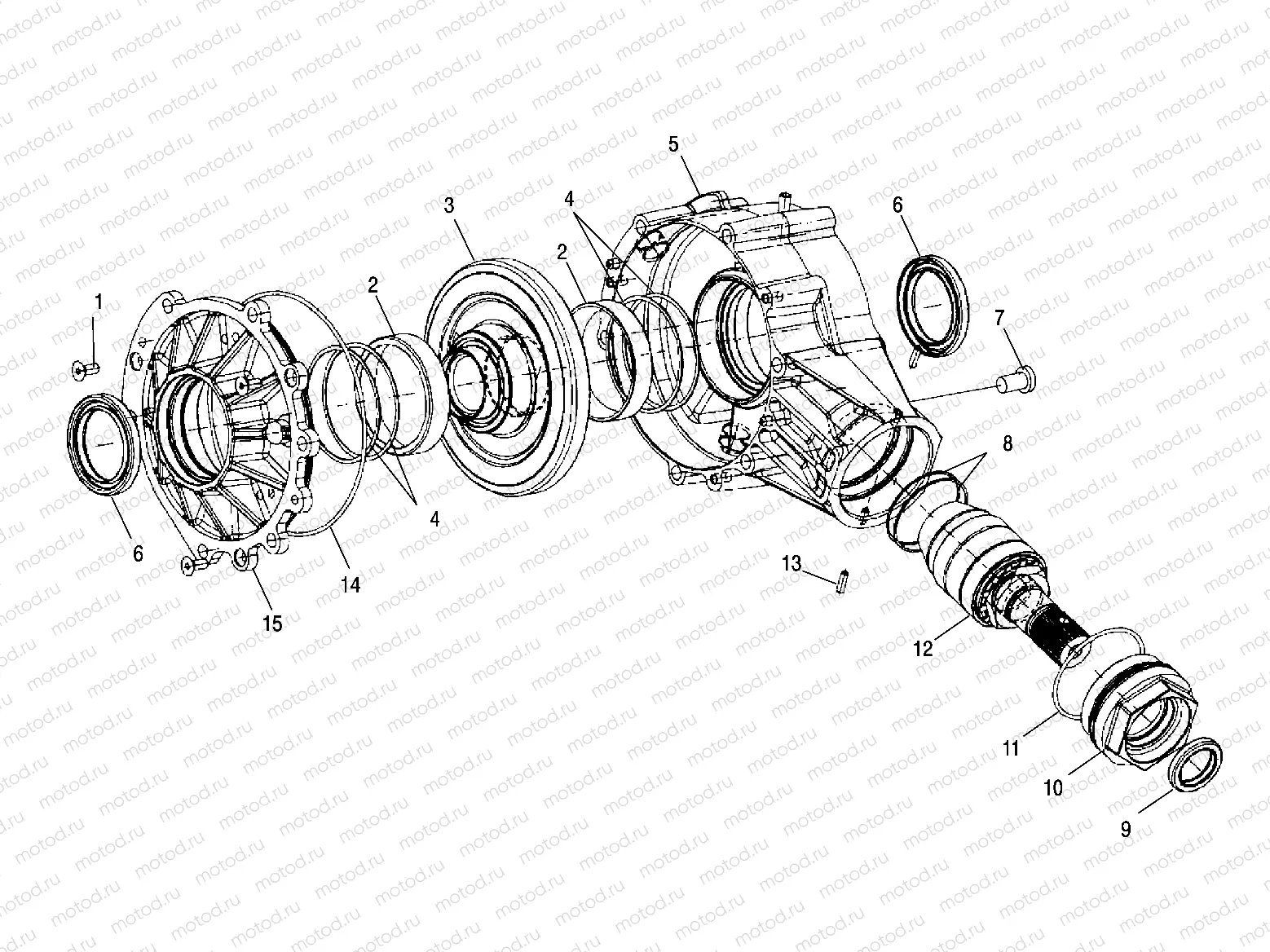 REAR GEARCASE - A99RF50AA (4946494649C014) | REAR GEARCASE - A99RF50AA (4946494649C014)