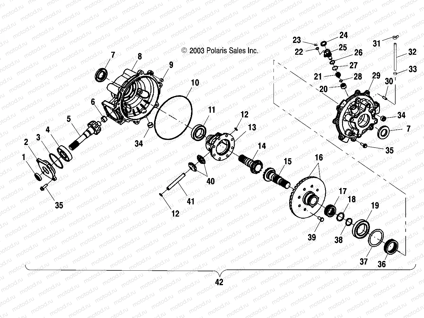REAR GEARCASE - C11RB63AA/AB (4985628562C04) | REAR GEARCASE - C11RB63AA/AB (4985628562C04)