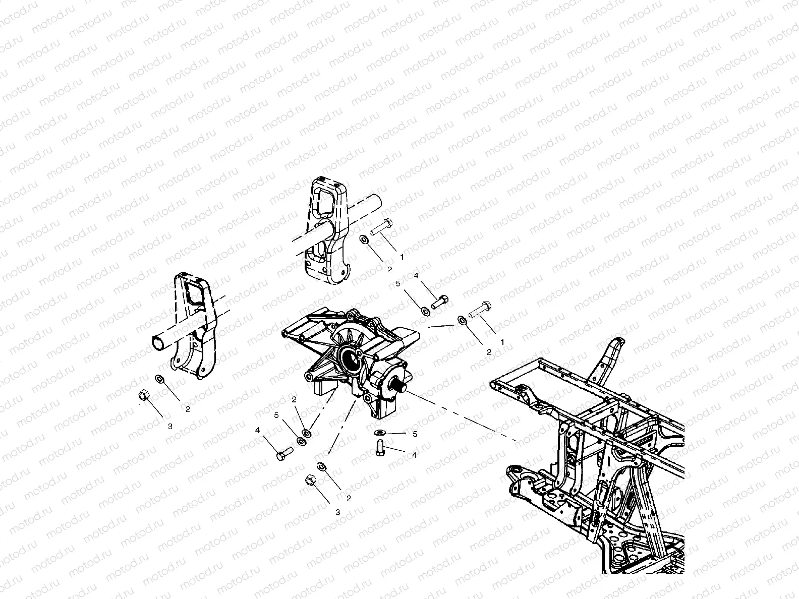REAR GEARCASE MOUNTING - A02CH68AA/AB/AC/CA/CB (4966346634D02) | REAR GEARCASE MOUNTING - A02CH68AA/AB/AC/CA/CB (4966346634D02)