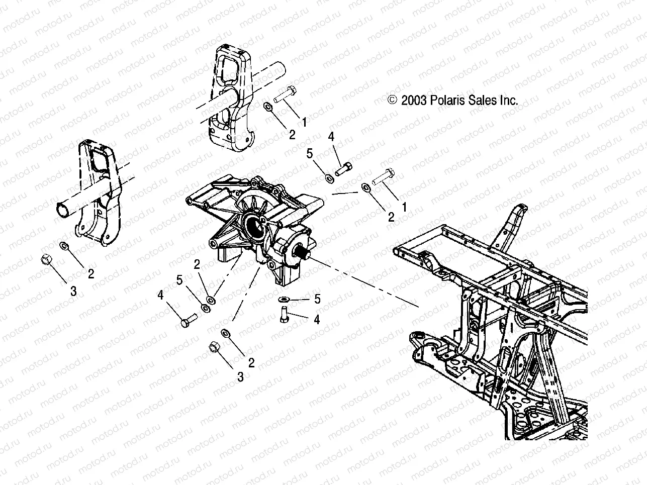 REAR GEARCASE MOUNTING - A03CH68AA/AC/AF/AH/AL (4987468746D02) | REAR GEARCASE MOUNTING - A03CH68AA/AC/AF/AH/AL (4987468746D02)