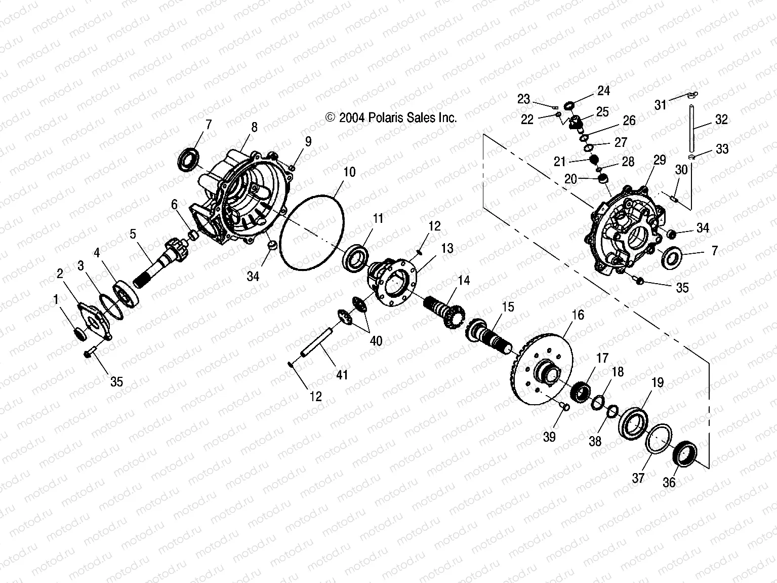 REAR GEARCASE - R05RB63AA (4998179817C08) | REAR GEARCASE - R05RB63AA (4998179817C08)