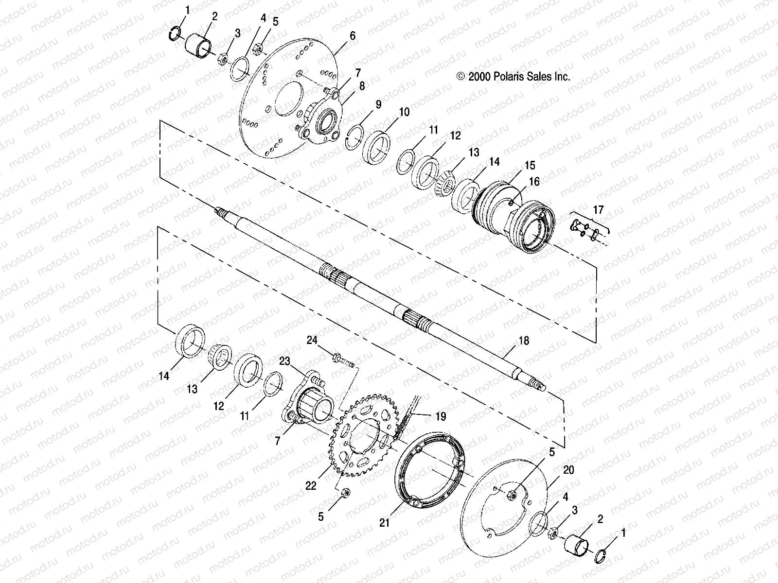 REAR HOUSING - A00AA32AA (4949914991B009) | REAR HOUSING - A00AA32AA (4949914991B009)