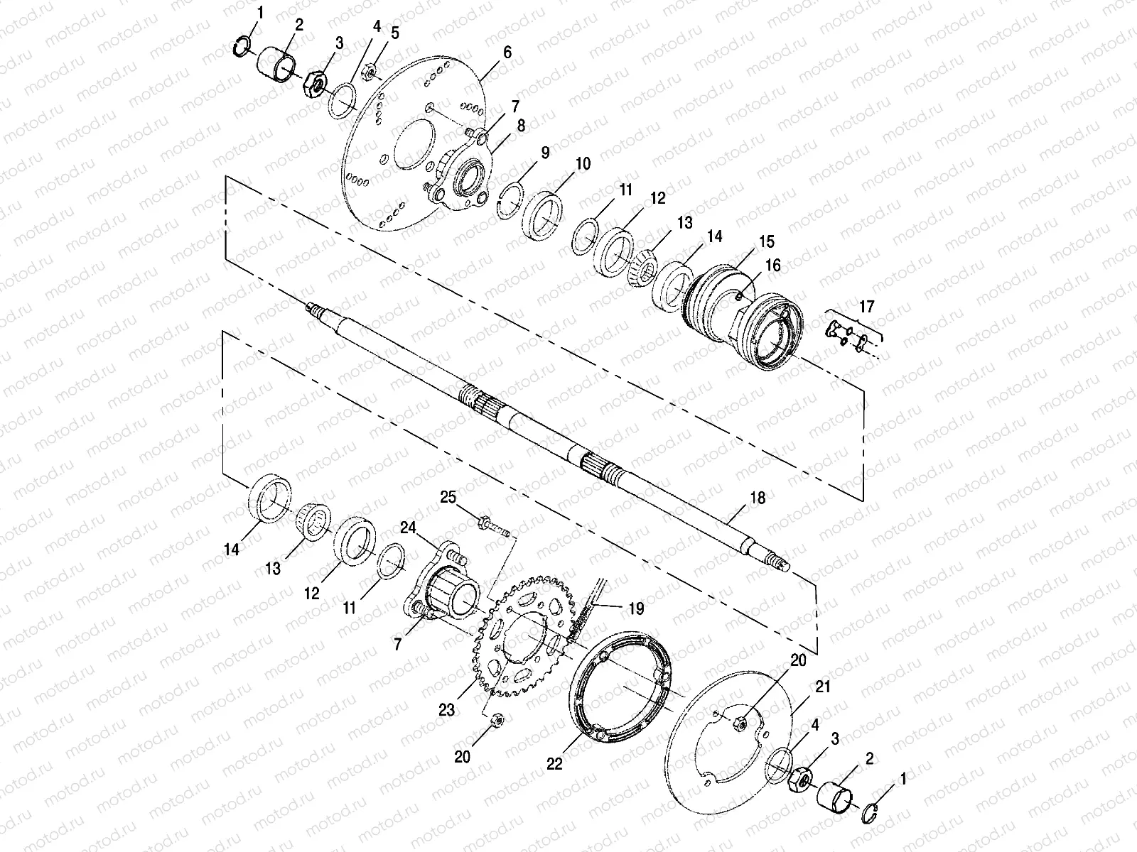 REAR HOUSING - A00AA32AB (4960076007B009) | REAR HOUSING - A00AA32AB (4960076007B009)